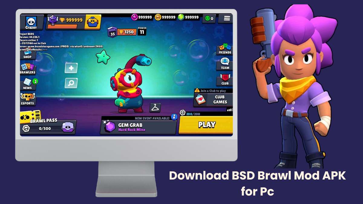 BSD Brawl PC gameplay screenshot in full HD—latest version of BSD Brawl for window